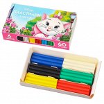 Пластилин 6 цветов 60 г &quot;Кошечка Мари&quot;