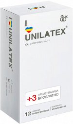 Unilatex презервативы Multifruits, 12 шт