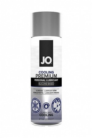 Лубрикант JO Premium Cooling 2oz, охлаждающий, на силиконовой основе, 60мл.