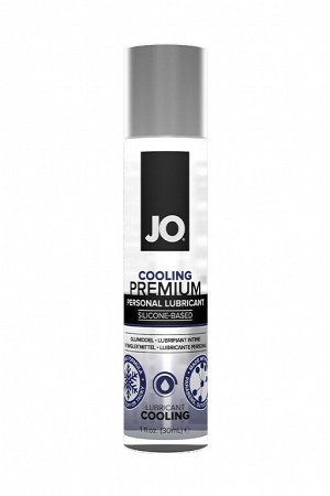 Лубрикант JO Premium Cooling 1oz, охлаждающий, на силиконовой основе, 30мл.