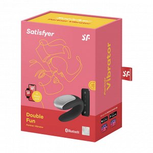 Вибратор для пар Satisfyer Double Fun черный