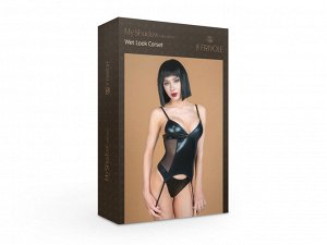 Корсаж с трусиками из материала wet look (My Shadow) (L/XL)