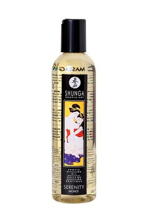 Масло для массажа Shunga Serenity, натуральное, возбуждающее, цветочный, 240 мл