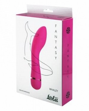Перезаряжаемый вибратор Fantasy Whaley Pink, цвет розовый