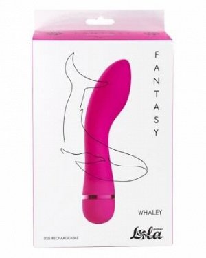 Перезаряжаемый вибратор Fantasy Whaley Pink, цвет розовый