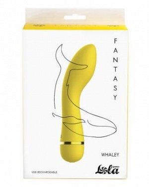 Lola Games Перезаряжаемый вибратор Fantasy Whaley Yellow, цвет желтый