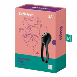 Эрекционное кольцо с вибрацией Satisfyer Majestic Duo