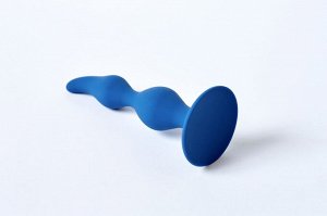 Анальная втулка Vesta S, цвет кобальт, Ø 2,8 см, длина 12,5 см