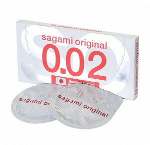Презервативы Sagami Original 0.02, 2шт.