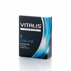 Презервативы Vitalis Premium natural классические №3