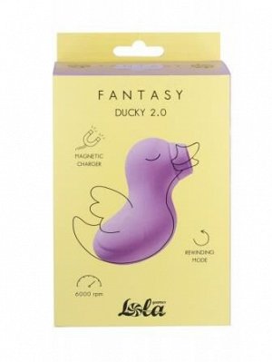 Вакуумный стимулятор Fantasy Ducky 2.0, фиолетовый