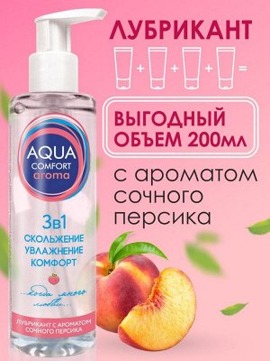 Лубрикант AQUA COMFORT intim AROMA, на водной основе, 195 г