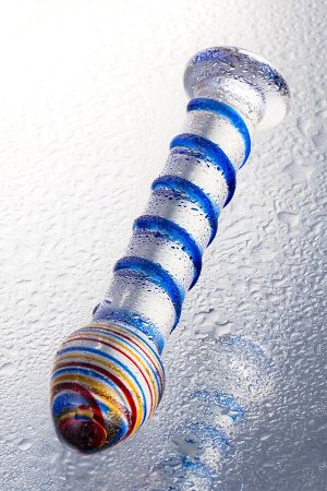 Фаллоимитатор Sexus Glass, 17 см, Ø 3,5 м, прозрачный