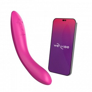 Вибратор для пар We-Vibe Rave 2, L 21,7 см, Ø 3,9 см, фуксия