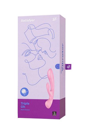 Вибратор Satisfyer Triple Oh, розовый