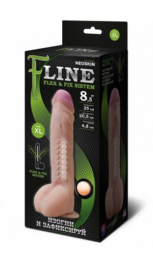 Гнущийся фаллоимитатор F LINE 25 см Ø 4,8 см