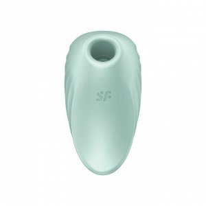 Satisfyer Pearl Diver вакуумный стимулятор с вибрацией мятный