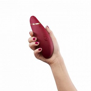 Бесконтактный клиторальный стимулятор Womanizer Premium 2, бордовый
