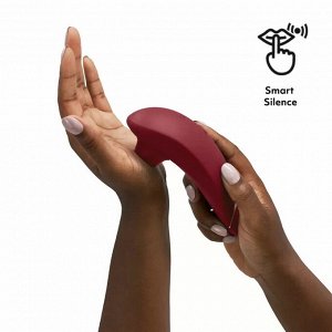 Бесконтактный клиторальный стимулятор Womanizer Premium 2, бордовый