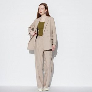 UNIQLO - стильные широкие брюки (76 см) - 31 BEIGE