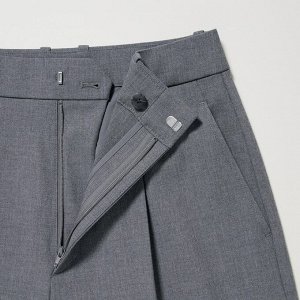 UNIQLO - стильные широкие брюки (76 см) - 05 GRAY