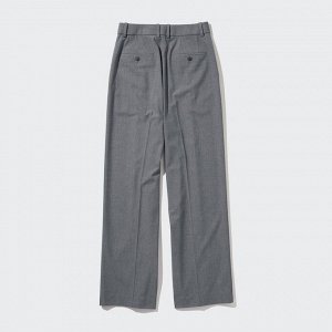 UNIQLO - стильные широкие брюки (76 см) - 05 GRAY
