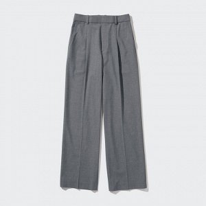 UNIQLO - стильные широкие брюки (76 см) - 09 BLACK