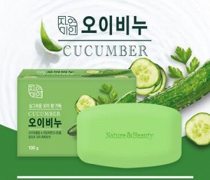 Увлажняющее туалетное мыло с экстрактом огурца "Moisture Cucumber Soap" (кусок 100 г)