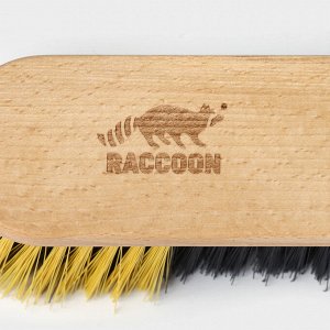 Щётка для пола Raccoon, 28x6x1,6 см, 174 пучка, 5 рядов, искусственная щетина