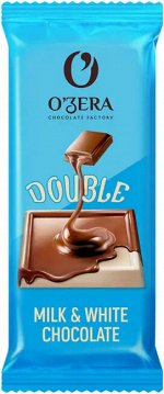 Шоколад молочный и белый O&#039;Zera Double Milk &amp; White 24г