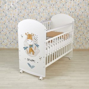Кровать детская Фея 701 Жирафик, белый