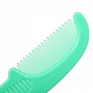 Расчёска детская + массажная щётка для волос, от 0 мес., цвет зелёный, рисунок МИКС
