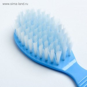 Расчёска детская, массажная щётка для волос Крошка Я, от 0 мес., голубой, МИКС