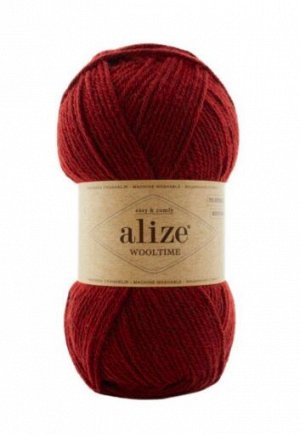 Пряжа Alize Wooltime №588 Паприка