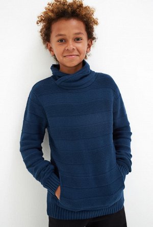 Свитер детский для мальчиков Klimt темно-голубой