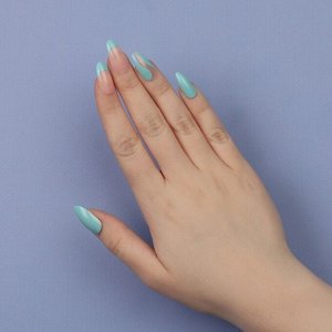 Накладные ногти «Freshness», 24 шт, с клеевыми пластинами, форма миндаль, цвет голубой/розовый