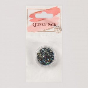 Queen fair Декоративные элементы для декора «Камень», объёмные, цвет изумрудный/голография