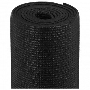 Коврик для йоги Sangh, 173х61х0,3 см, цвет чёрный