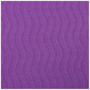 Коврик для йоги Sangh Flowers, 183х61х0,6 см, цвет фиолетовый