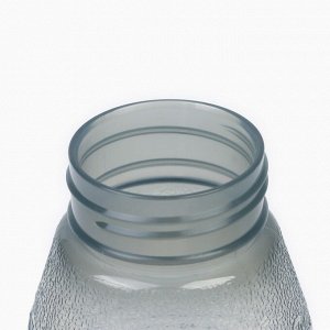 Бутылка для воды, 600 мл, 6.6 х 23 см, серая