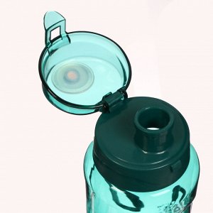 Бутылка для воды SPORT, 650 мл, 23 х 7.6 х 4.8 см, бирюзовая