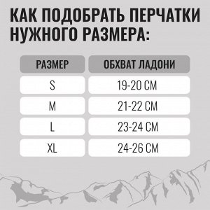 Перчатки лыжные ONLYTOP модель 2049.