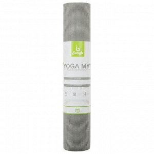 Коврик для йоги Sangh, 173?61?0,5 см, цвет серый