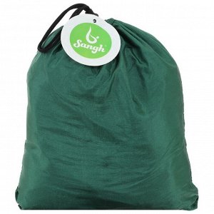 Гамак для йоги Sangh, 250x140 см, цвет зелёный