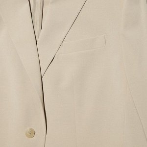 UNIQLO - свободный пиджак строгого кроя - 32 BEIGE