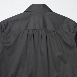 UNIQLO - куртка из смешанного хлопка на кулиске - 56 OLIVE