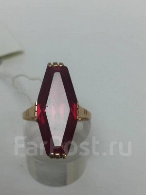 Золотое кольцо с рубином арт.  к-2623