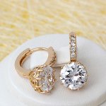 Серьги позолота Н01-0026