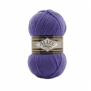 Пряжа Alize Superlana Klasik №851 Фиолетовый