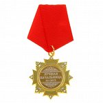 Орден Лучшая начальница на свете металлическая 0,4 см × 4,7 см × 10 см